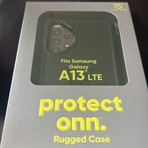 Phone case for Samsung Galaxy A13 - black rugged, NIB